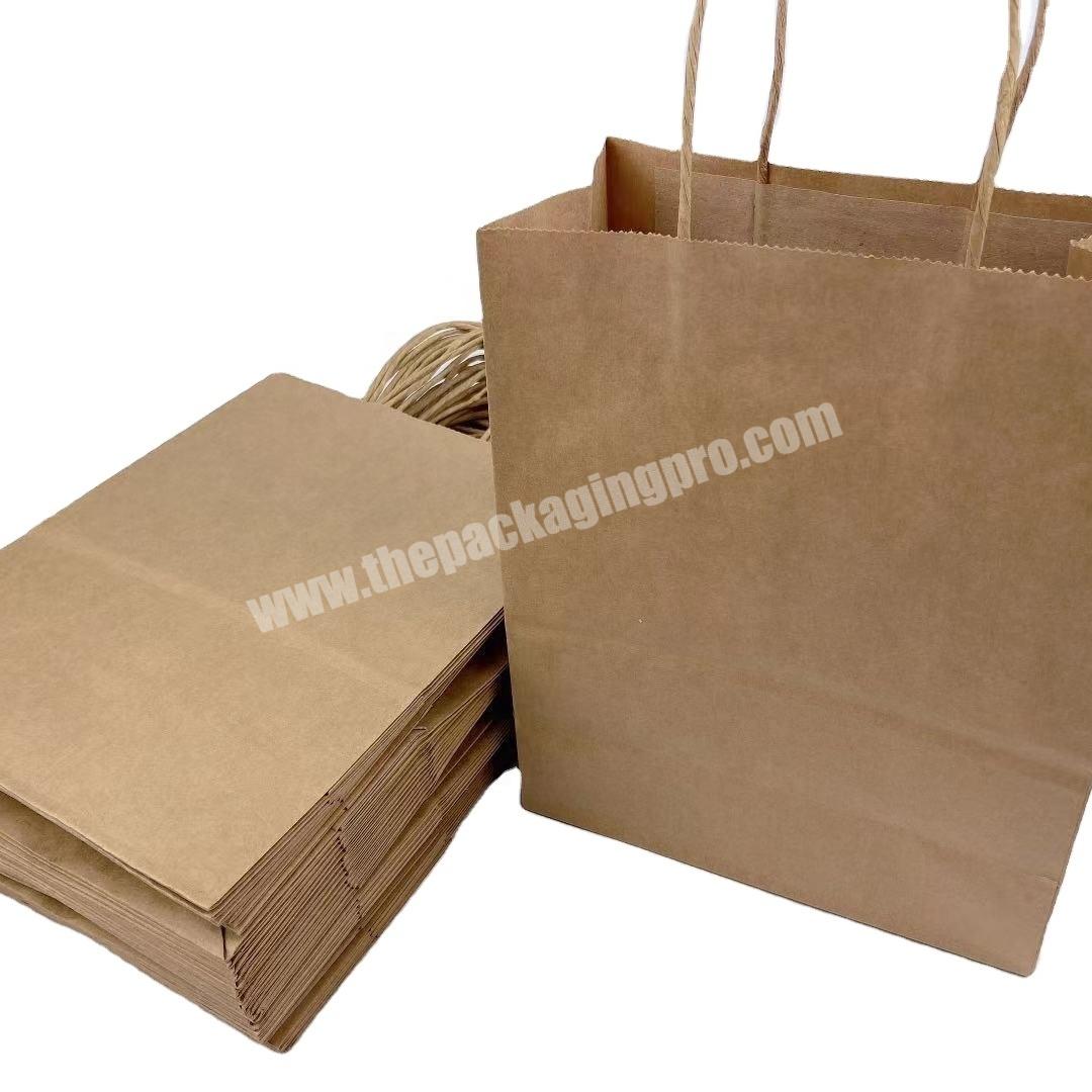 Cheap Price Brown Kraft Paper Shopping Bag