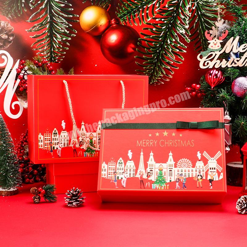 Christmas gift world cover Christmas Eve decoration gift box candy packaging box
