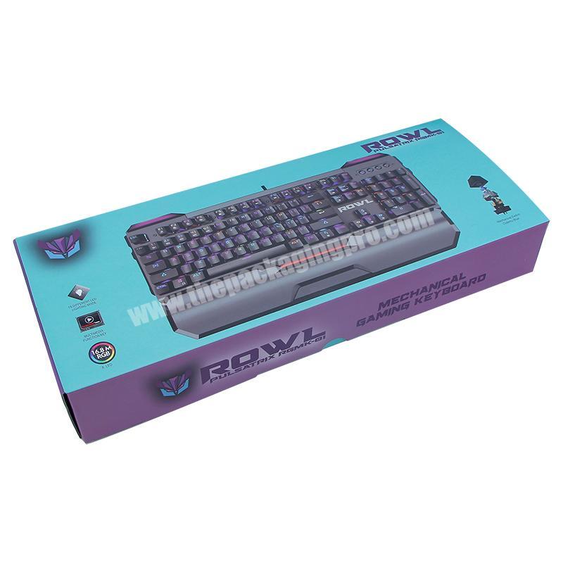 Computer keyboard packaging card paper box mechanical keyboard packaging mailer box wholesale Computer Accessories gift box