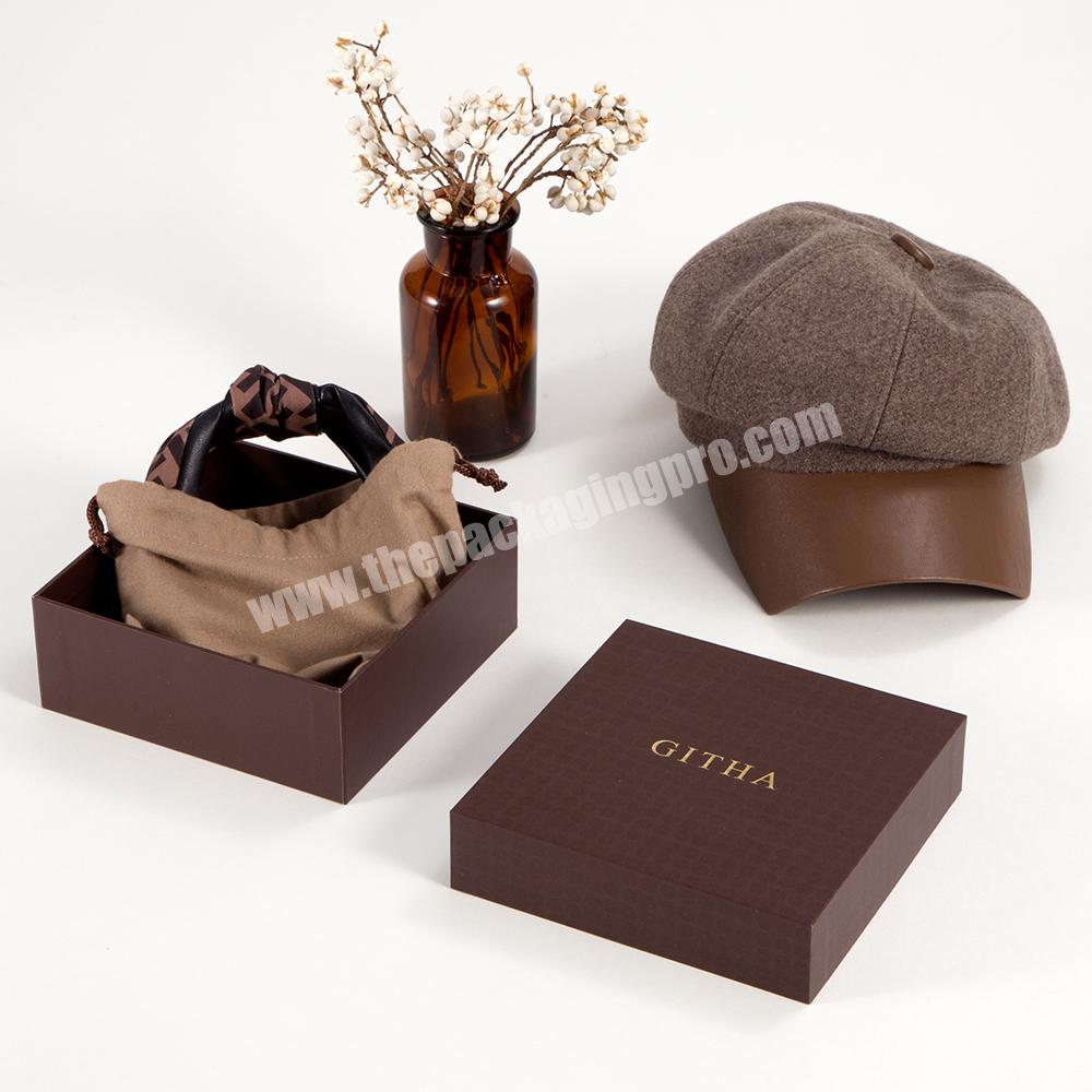 Custom Biodegradable Luxury Cardboard Paper Gift Hat Shoe Clothes Garment Box Packaging