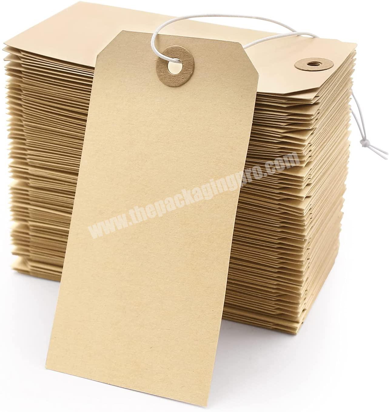 4¾ in. x 2-3/8 in. Recycled Kraft Shipping Tags, SKU: T359-5-RP