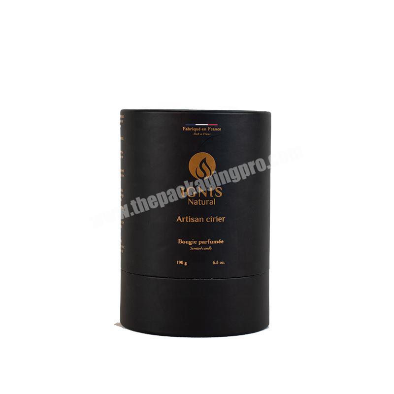 Custom Cardboard Candle Boxes Paper Tube Container for Gift