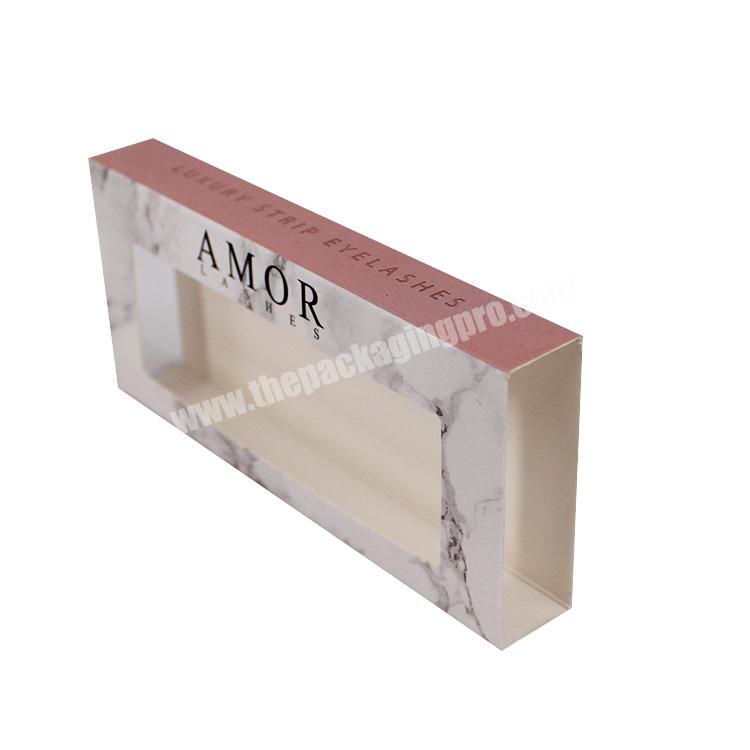Custom Cardboard Paper Eyelash Packaging Sleeve