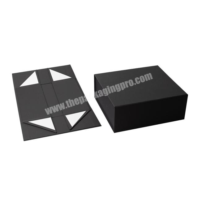Custom Cardboard Paper White Magnet Gift Packaging Box with Magnetic Closure Lid