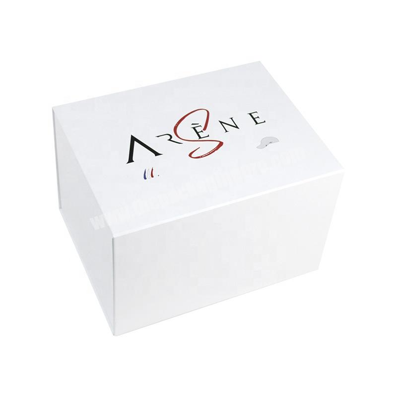 Custom Cardboard White Color Printing Foldable Box With UV Logo For Packaging