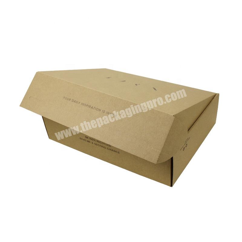 Custom Corrugated Brown  Paper Packing Mailer box For Subscription Box For Shipping