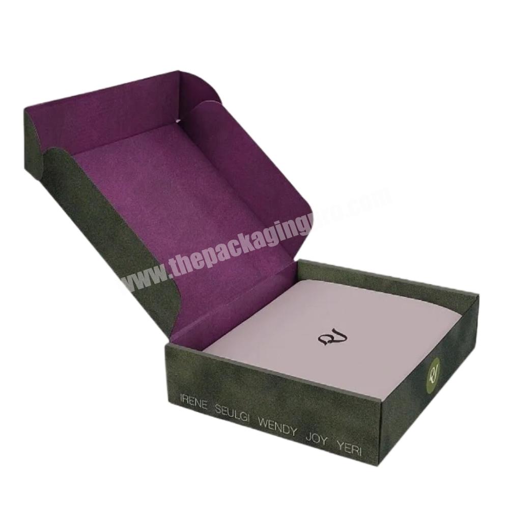 Custom Corrugated Cardboard Mailer Subscription Box Packaging Clamshell Wig Beauty Skincare Set Cosmetic Makeup Gift Box