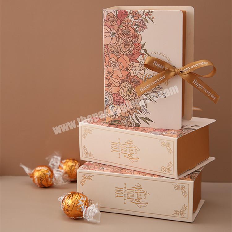 Custom Design Cardboard Paper Wedding Birthday Party Candy Favour Gift Box for Guest