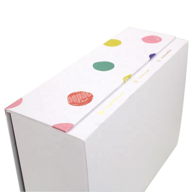 Custom Design Color Printed Paper Card Magnetic Folding Boxes