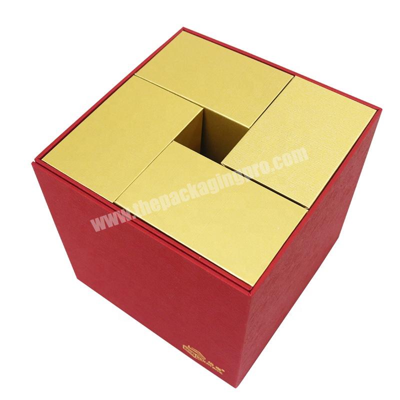 Custom Folding Gift Box Cardboard Paper Perfume Cosmetic Packaging Rectangular Luxury Flat Gift Box