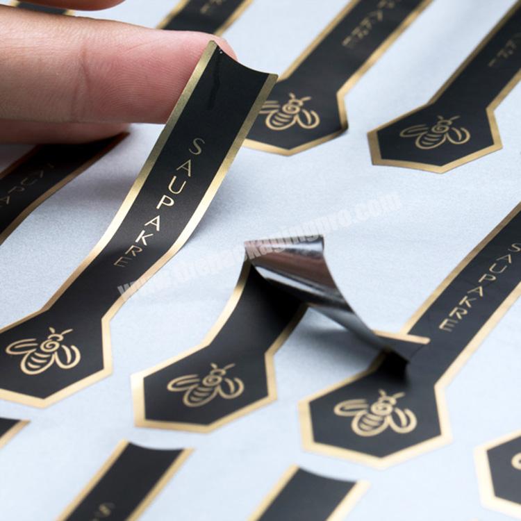 COD] Transparent Sealing Paste PVC Gold Foil Stickers Customization  Waterproof, Oil-Proof and Scratch-Proof No Glue Left Hot Silver Adhesive  Sticker