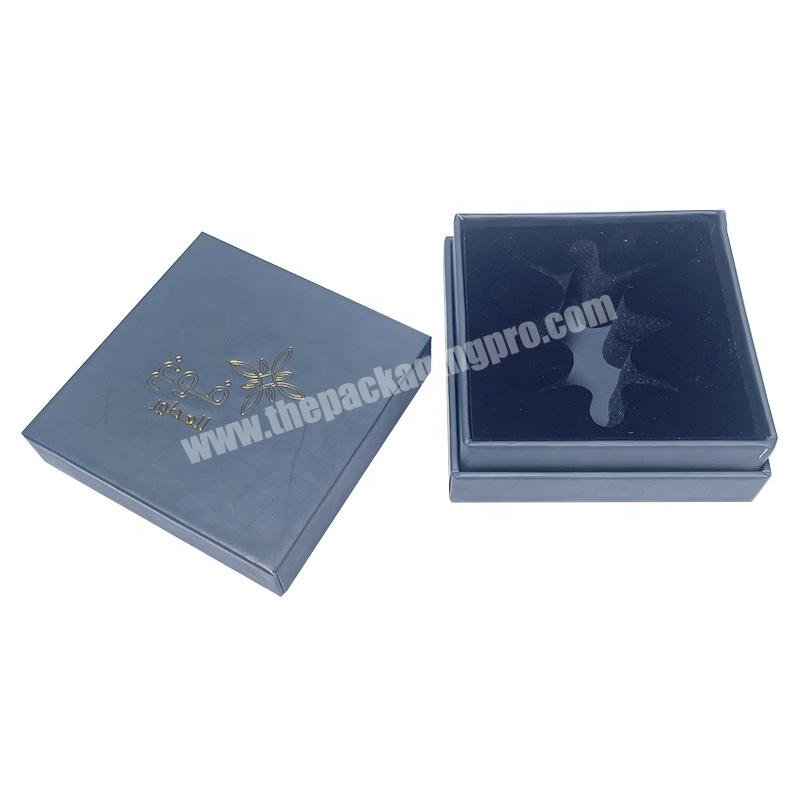 Custom Logo Beautiful Design Eco Friendly Rigid Luxury Cardboard Paper Jewelry Gift Box Packaging with lid