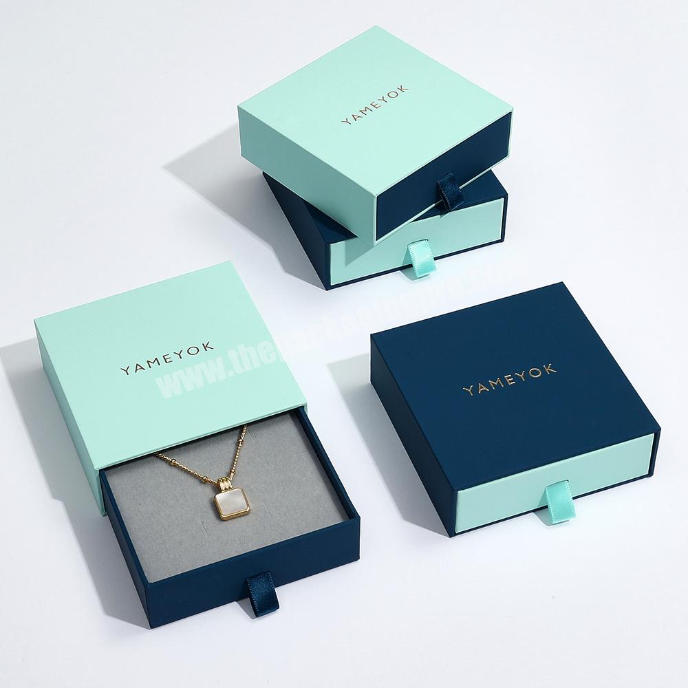 Custom Logo Cardboard Luxury Drawer Jewellery Gift Paper Box Packaging Jewelry Boxes