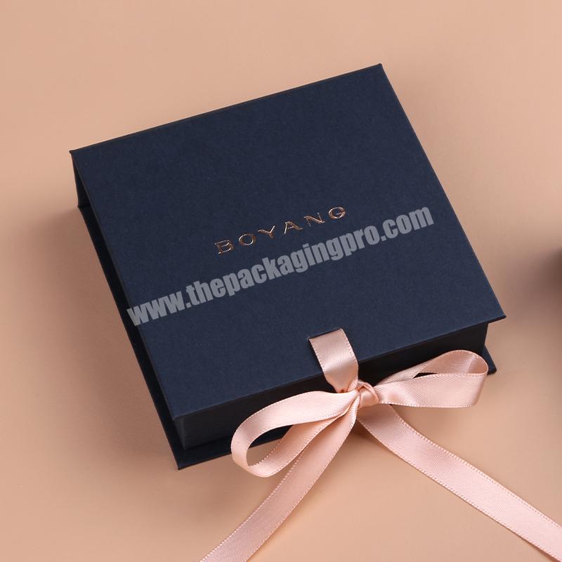 Custom Logo Luxury Promotional Printed Jewelry Storage Packaging Unique Necklace Jewelry Packaging Box