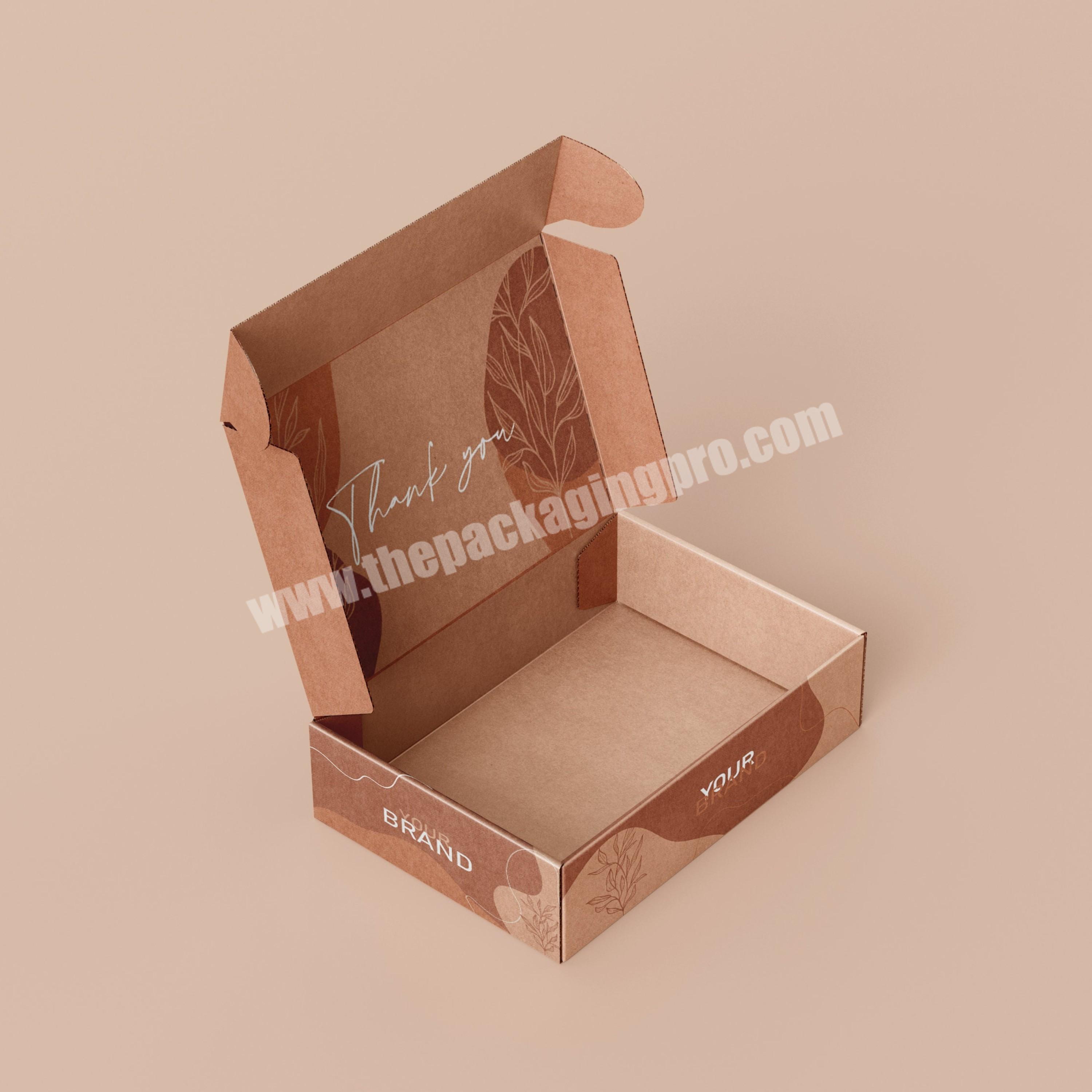 Custom Logo Printed Corrugated Packaging Recyclable Box Cardboard Carton Box Shipping Moving Boxes