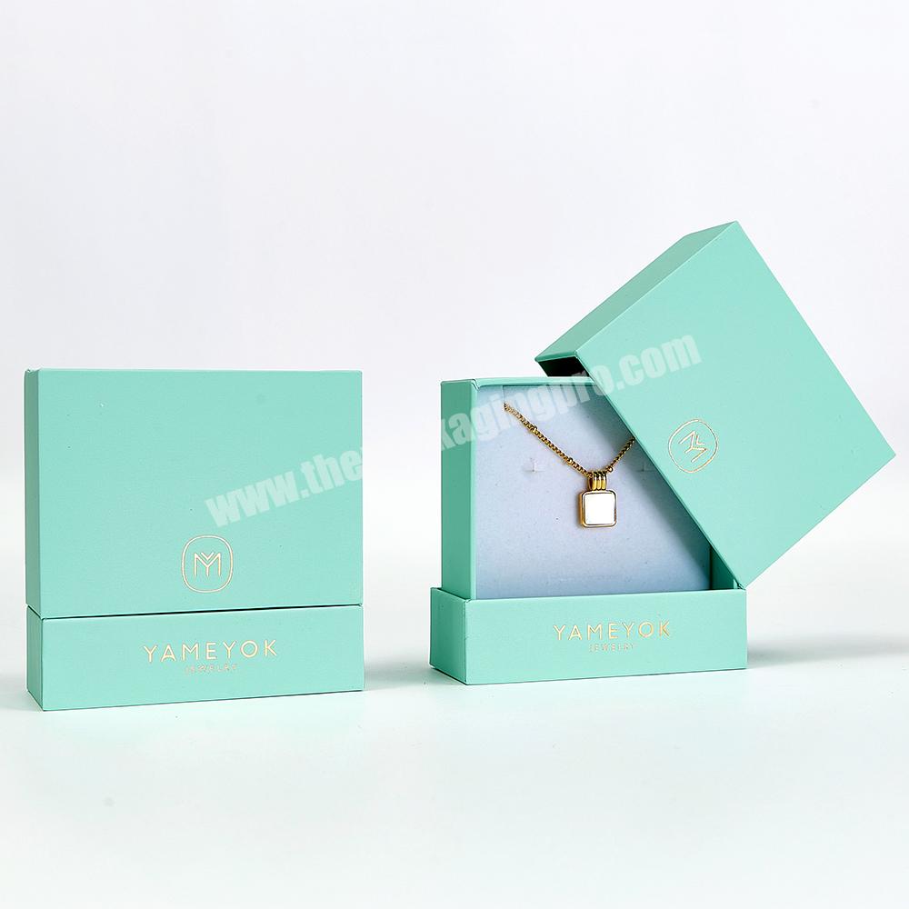Custom Logo Unique luxury Rigid Cardboard Paper Gift Jewellery Box Drawer Jewelry Box Packaging