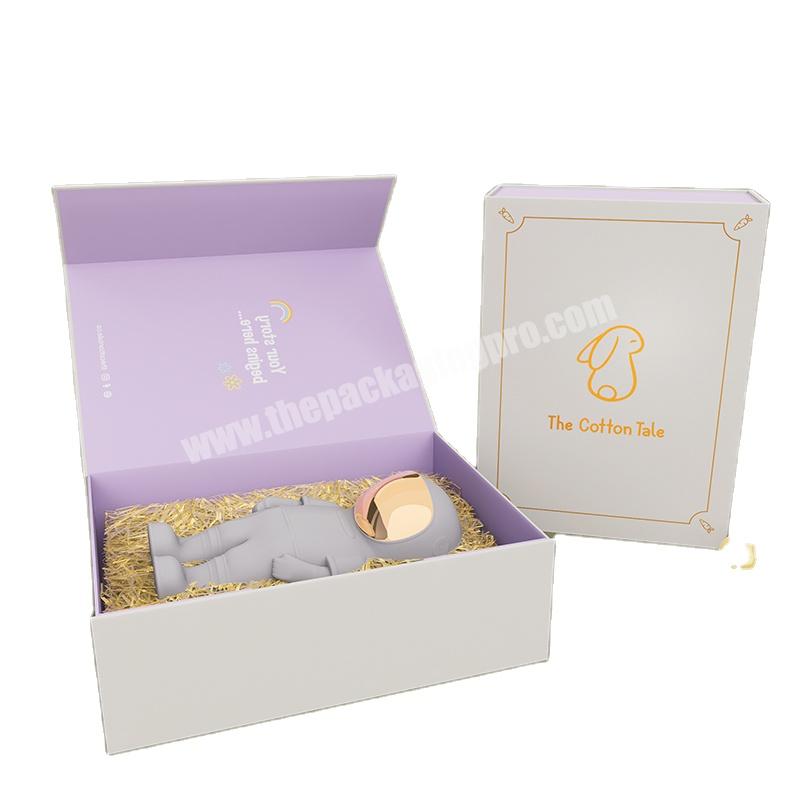 Custom Logo mystery carton Luxury Beauty Products Premium Gift Magnetic Lid White Paper Cosmetic Boxes Packaging