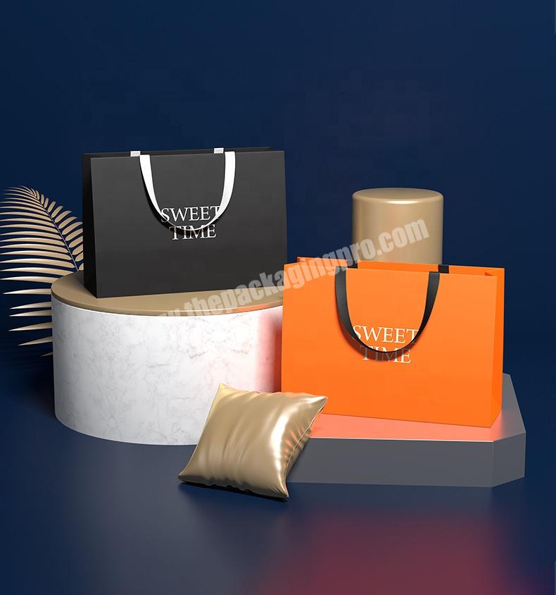 Custom Luxury Clothing Retail Paper Shopping Bag Fashion Large Shopping Paper Bags High Quality Cheap Bag For Packaging