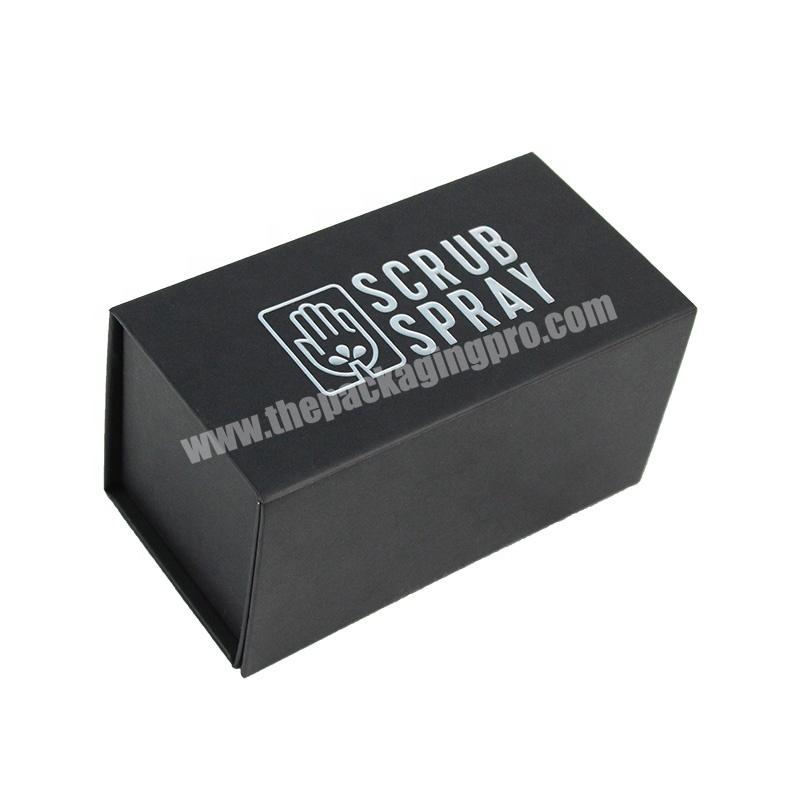 Custom Luxury Matte Black Cosmetic Magnetic Gift Box