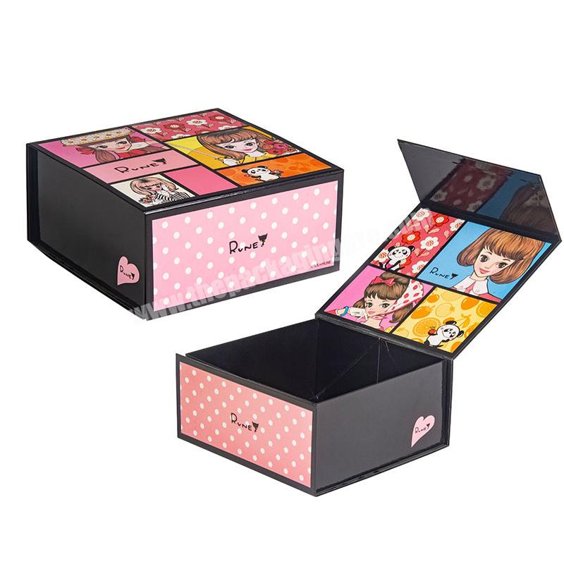 Custom Luxury Paper Magnet Foldable Folding Magnetic Gift Box