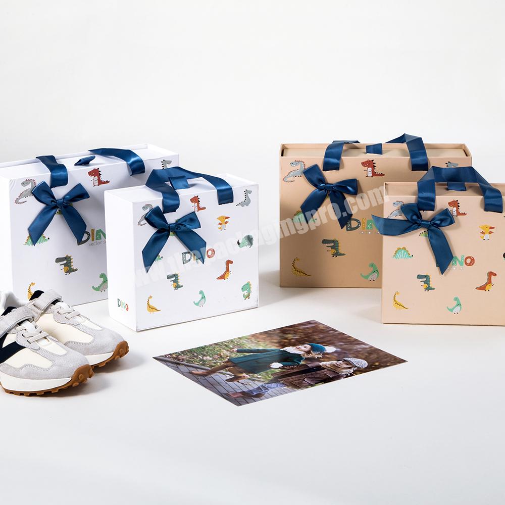 Custom Paper Drawer Sliding Baby Gift Set Clothing Shoe Box Packaging