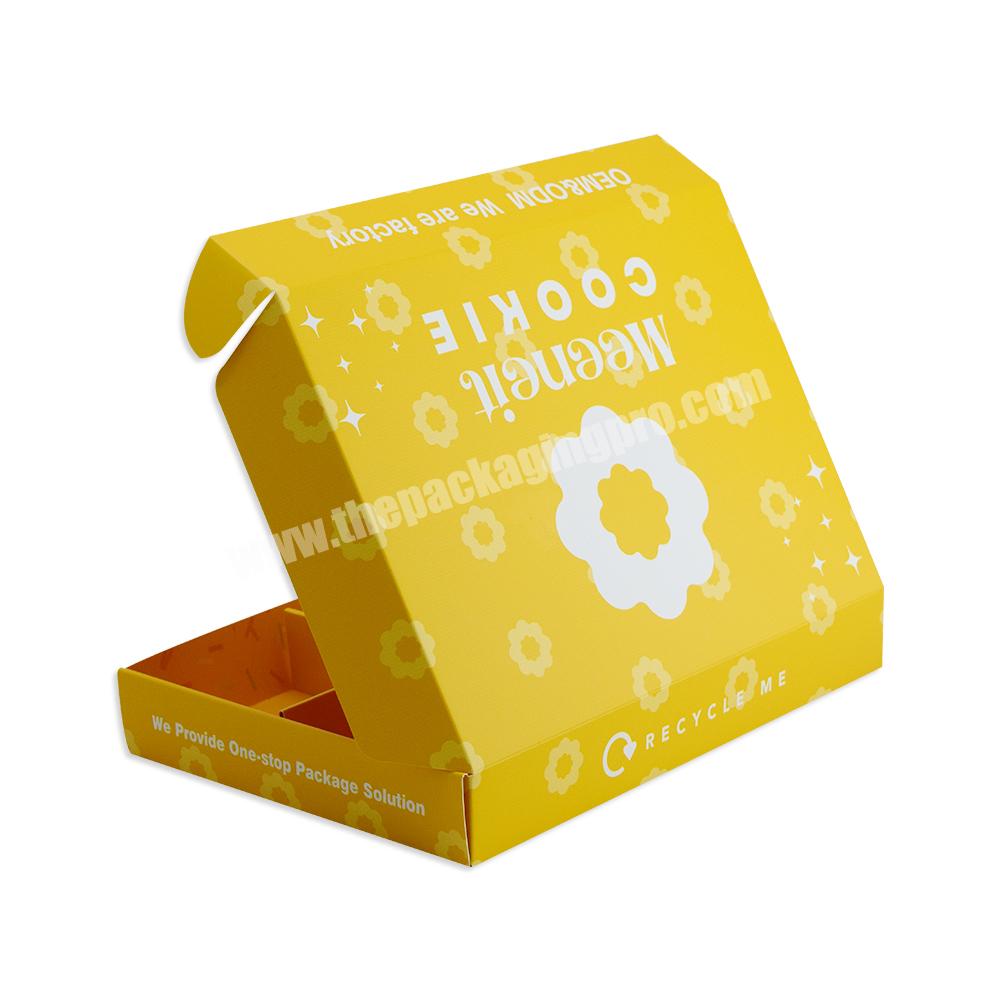 Custom Pink Color Donut Box with Gold Foil Logo 6 Pack Doughnut Box Food Grade Paper Mochi Dough Box