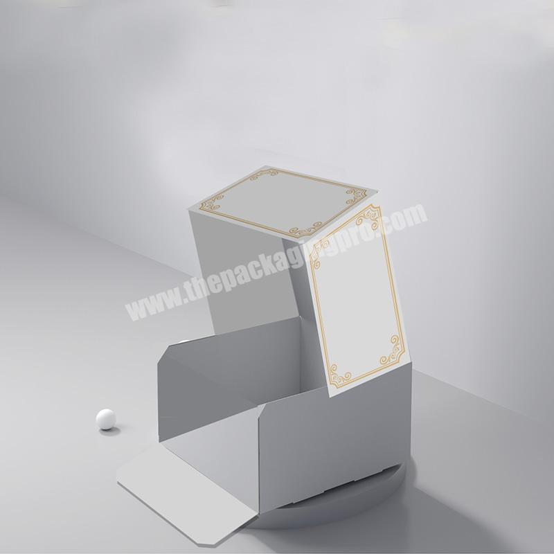Custom Print Packaging Boxes For Food And Pastries Food Grade Material Pastry Box Packaging  Easy Folding Pastry Box