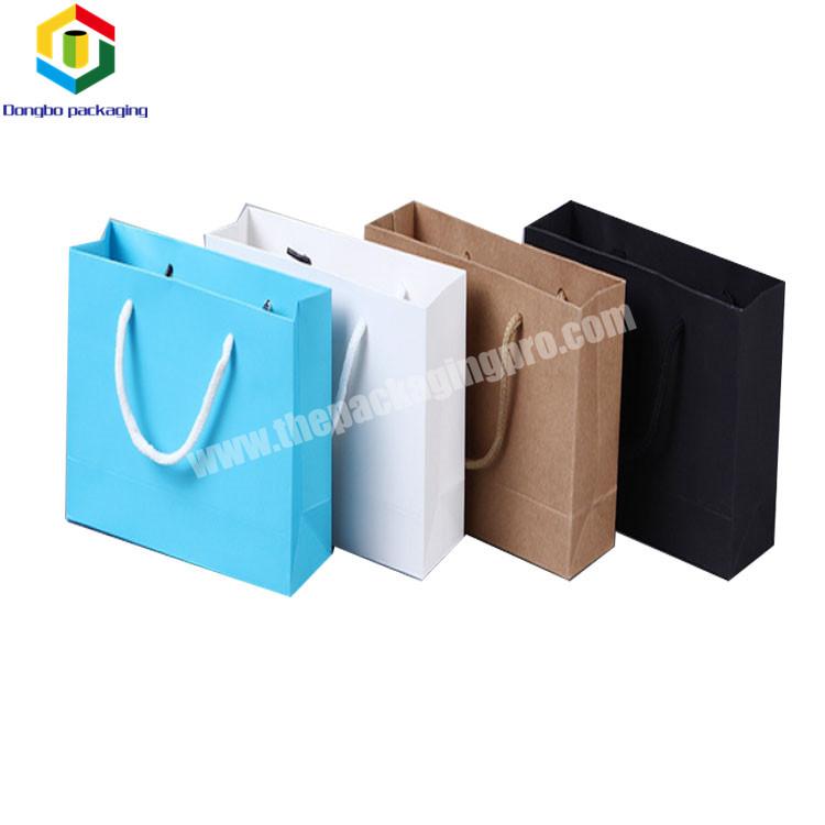 Custom Printed Art Paper Shopping Bags Merchandise Tote Cardboard Packaging For Small Business