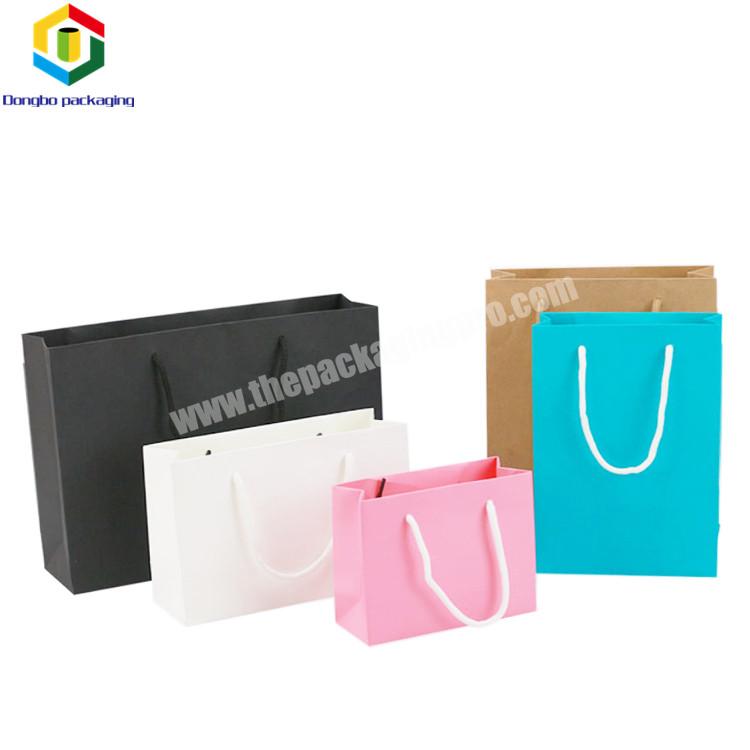 Custom Printed Art Paper Shopping Bags Merchandise Tote Cardboard ...