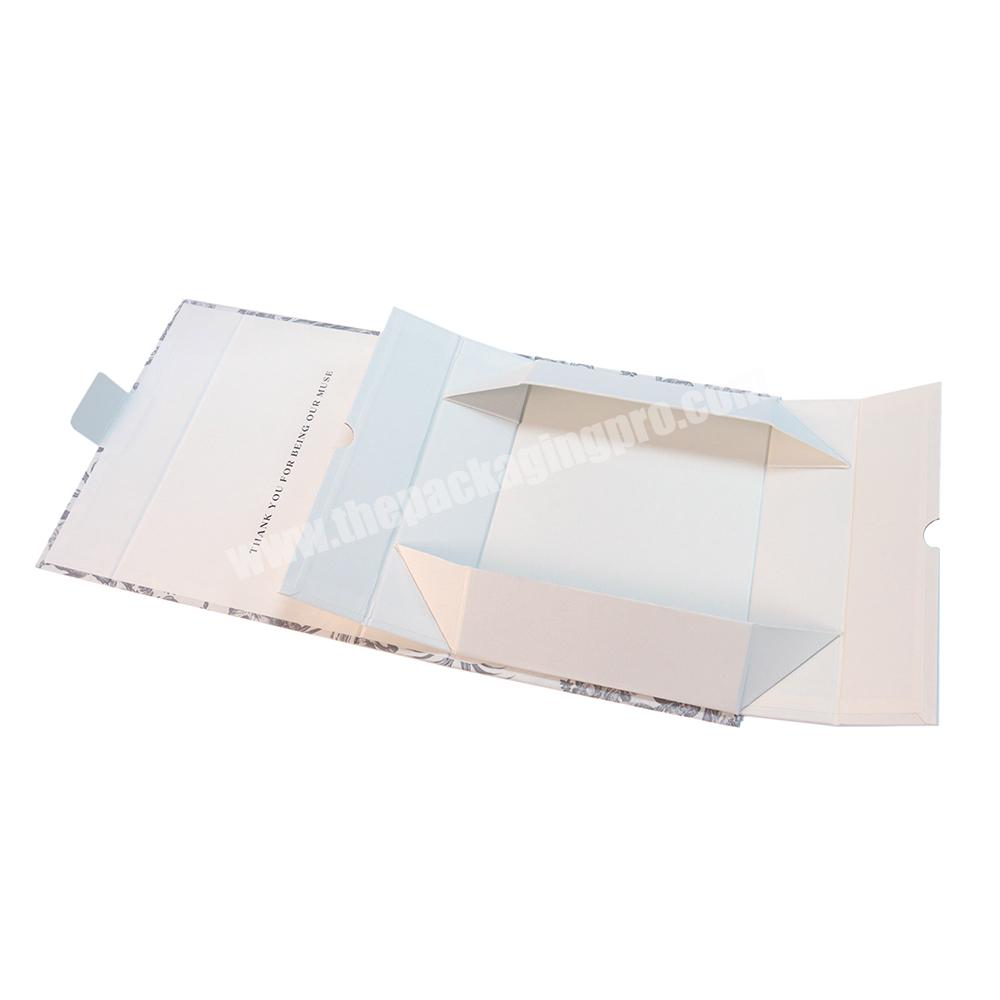 Custom Printed Logo Luxury Cardboard Collapsible Folding Rigid Packaging Paper Gift Boxes