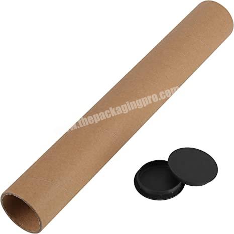 Custom Printed Mailing and Shipping Paper Cardboard Tube Poster Packaging Kraft Round Tube Dongbo Packaging Craft Paper Cylinder