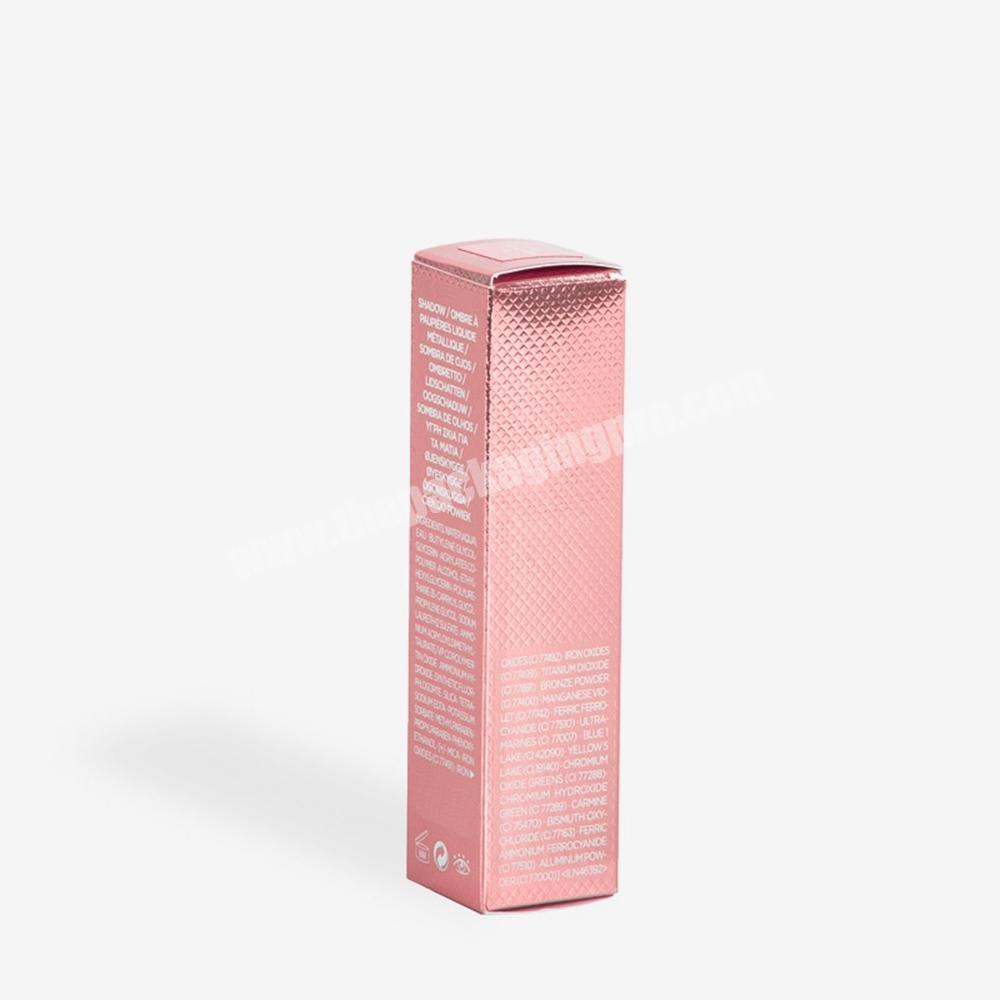 Custom Printing Biodegradable Cosmetic Makeup Lipstick Lip Gloss Packaging Paper Boxes