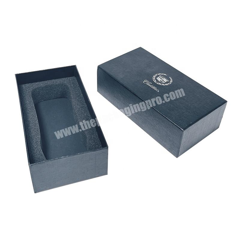 Custom Printing Hard Rigid Cardboard Luxury packaging box wholesale black Paperboard Cosmetic Sunglasses Paper gift boxes