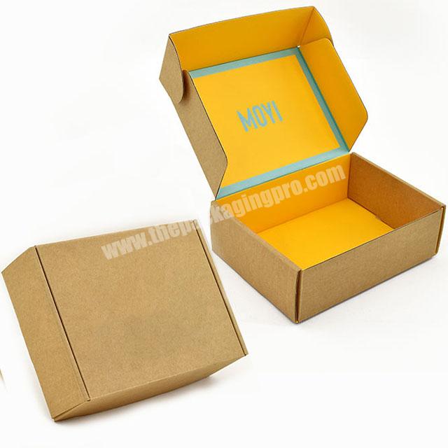 Custom Shipping Packing Box mailer kraft Folding Cardboard Corrugated Gift Packaging Paper Boxes