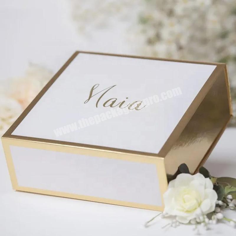 Custom Size Folding Magnetic Gift Box Wedding Valentine's Day Gift Box High Quality Mother's Day Gift Box With Magnetic Lid