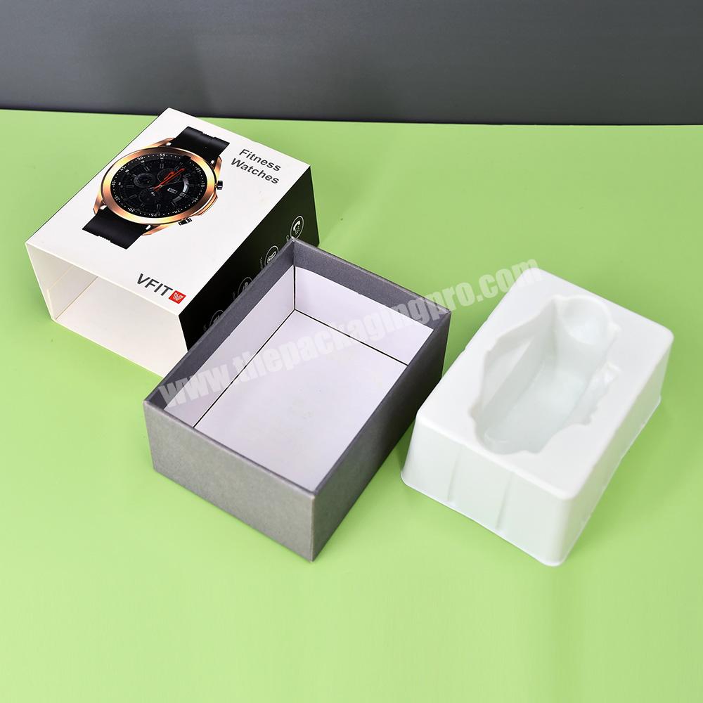 Custom Sliding Cardboard Box For Watch Luxury Custom Drawer Paper Gift Box  Luxury Boxes Packaging