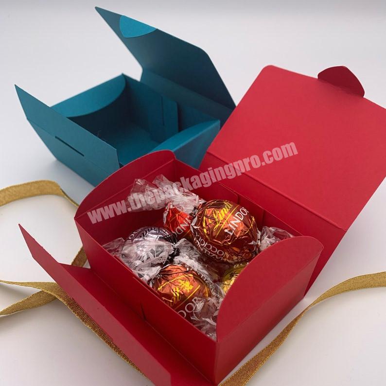 Custom Sweet Boxes Gold Foil Packaging Foldable Candy Paper Box