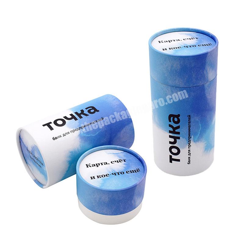 Custom Tea Paper Cans Food Cylind Spice Jars Coffee Paper Tube Packaging