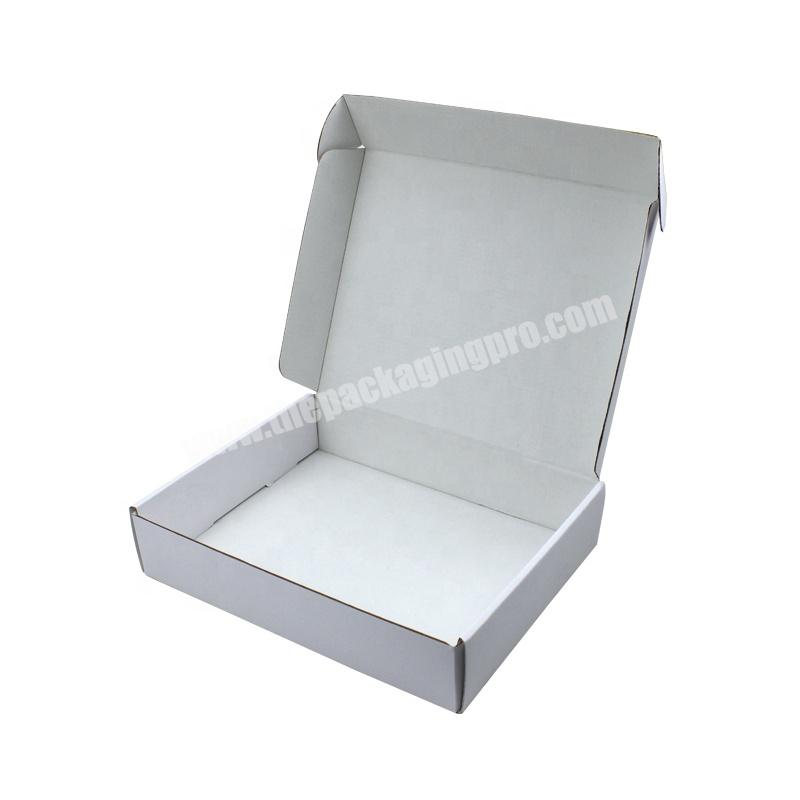 Custom White Gloss Mailer Cardboard Box Corrugated Moving Box Mailer Sunglasses Shipping Boxes