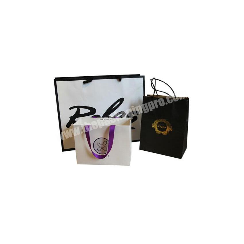 Custom branded boutique tote bag collapsible recyclable gift bag