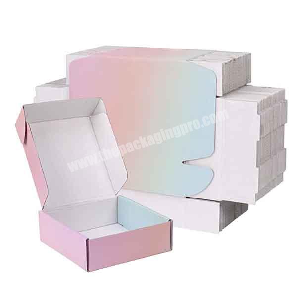Custom cheap china wholesale apparel mailer cardboard carton packing corrugated box
