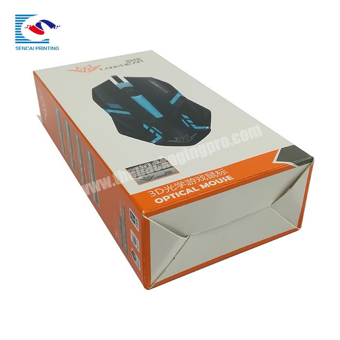 Custom design mouse packaging box wireless mouse paper box