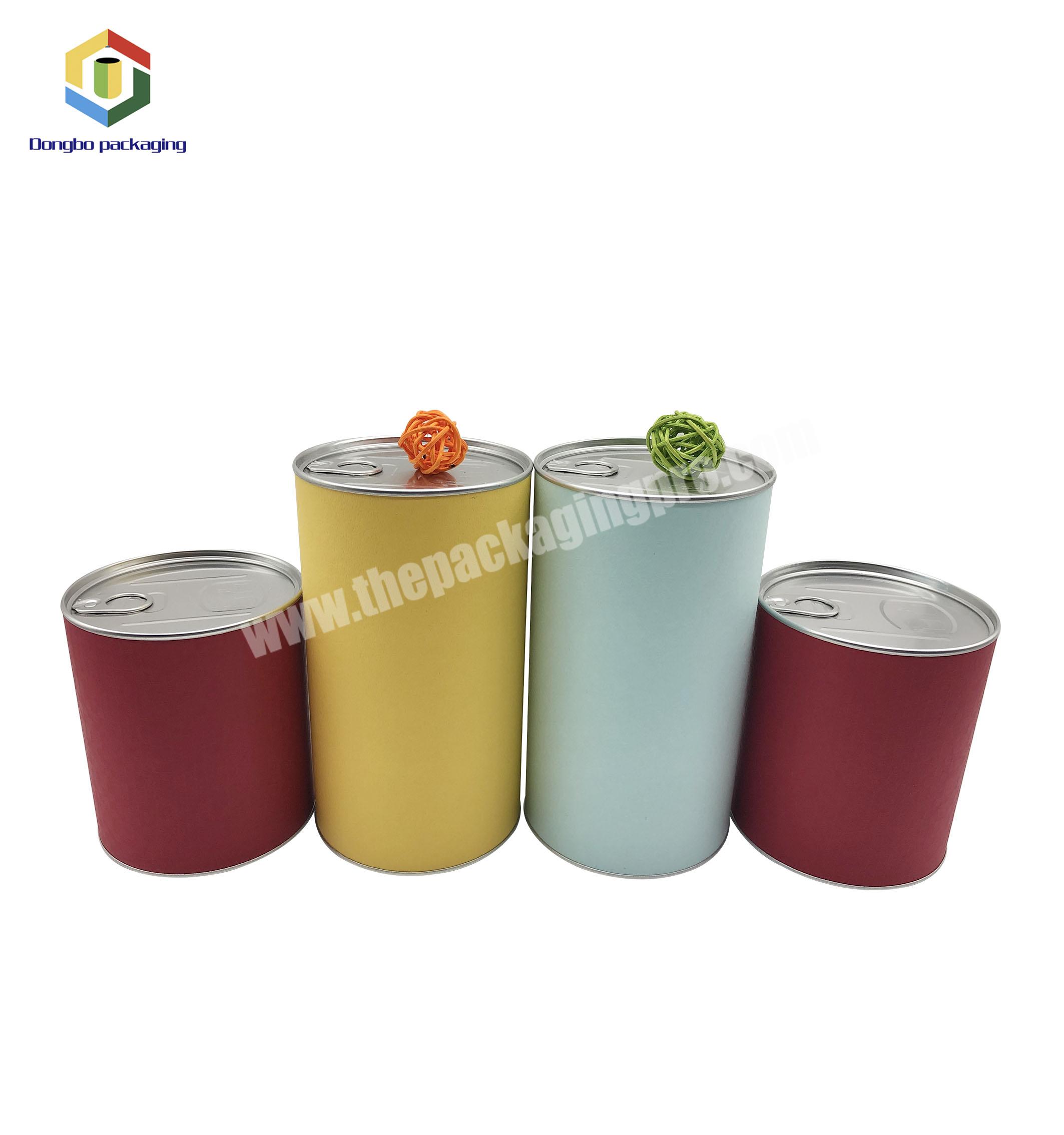 Custom eco friendly  cardboard empty various design round paper tube fit tea packaging