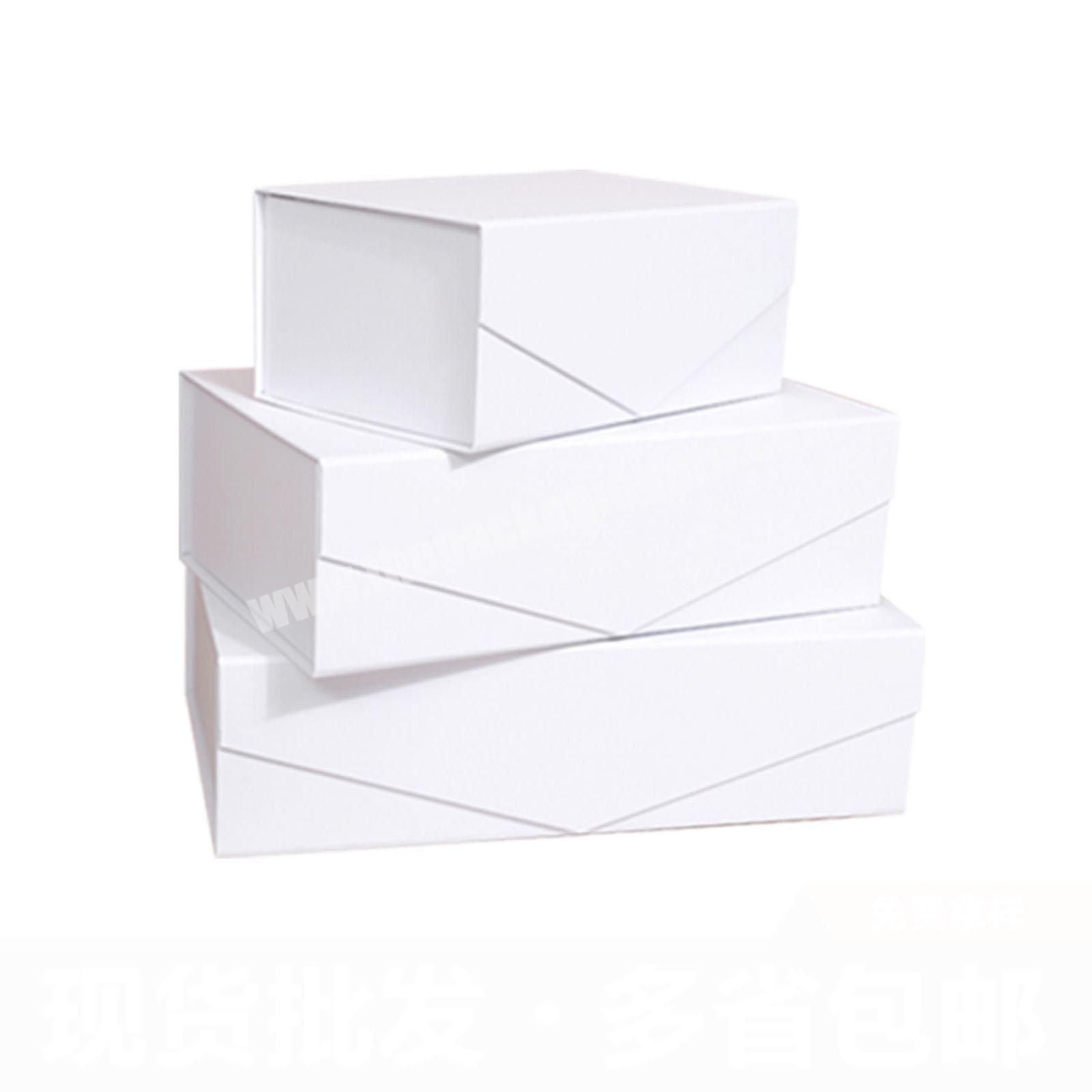 Custom foldable storage gift paper box magnetic luxury gift boxes with magnetic lid