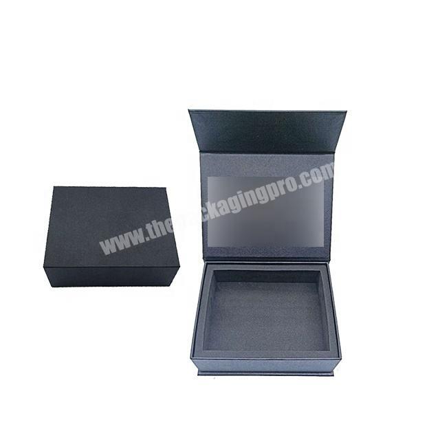 Custom logo Packing Cheap Wholesale Magnetic Jewelry Boxes Rigid Paper Box