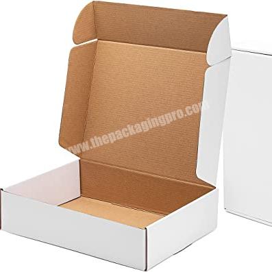 Custom logo personalised ecommerce paper foldable storage box apparel packaging mailer boxes