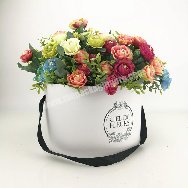 Custom round cardboard box for flowers