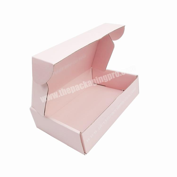 Custom shipping box mailer gift paper packaging in different colors
