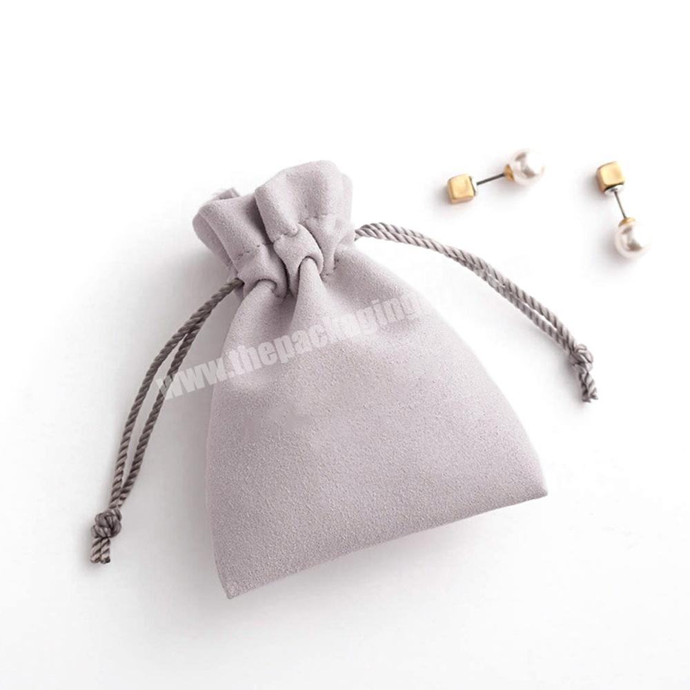 Custom velvet bag drawstring velvet gift bags packaging bags jewelry