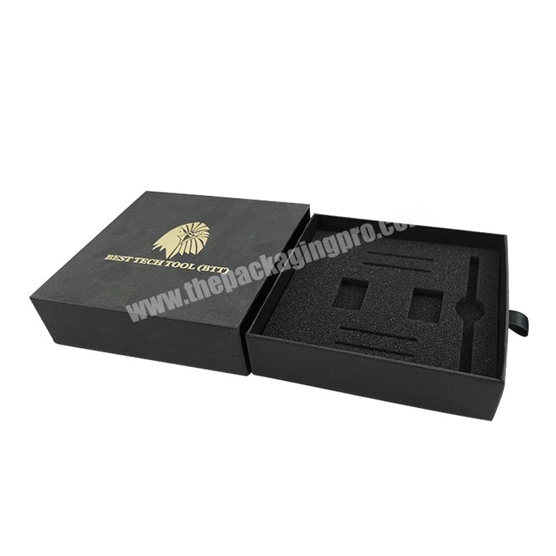 Customize Luxury Slid Drawer Gift Rigid Cardboard Paper Box for Small Item Packing Box with Inserts
